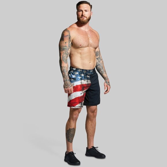 Born Primitive Mens American Defender Short Velcro 3.0 (Patriot) Size 34 - Picture 7 of 9